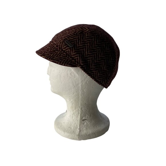 Kangol Womens Herringbone Deeto Hat Cap Size Small Preppy Old Money Timeless - Picture 3 of 7
